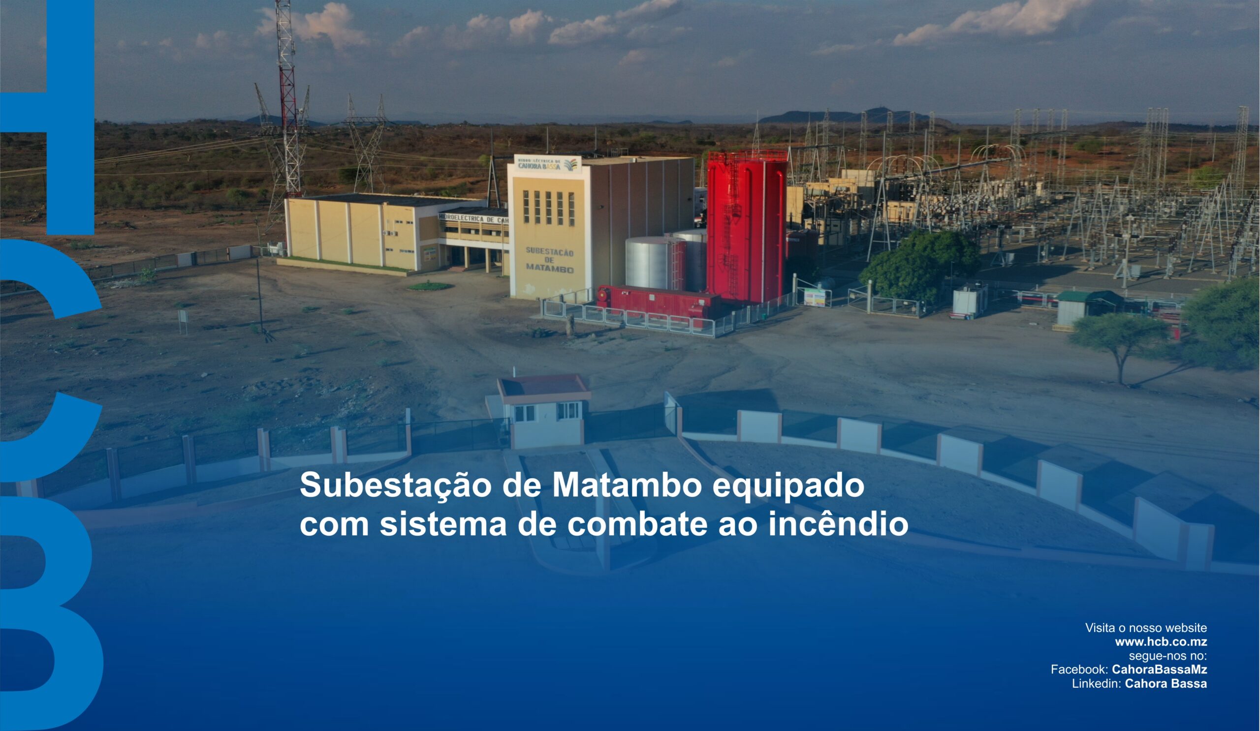 Subestação de Matambo equipado com sistema de combate ao incêndio, Intranet, 03 de Marco de 2021